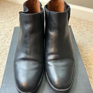 Hudson London Black leather boots size 7 US